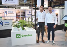 Hans Baekelmans and Frank Janssen represented Grodan.                         